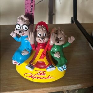 Desk table decor vintage Alvin and Chipmunks 1988 only decor does not work